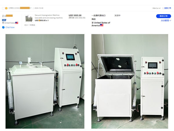 Single Cylinder Inductor Vacuum Impregnation Equipment was shipped yesterday